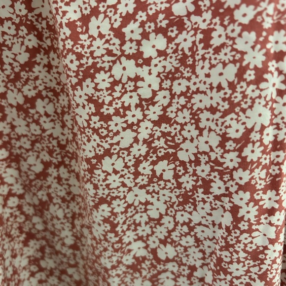 Uniqlo Pink Floral Midi Dress - Picture 3 of 4